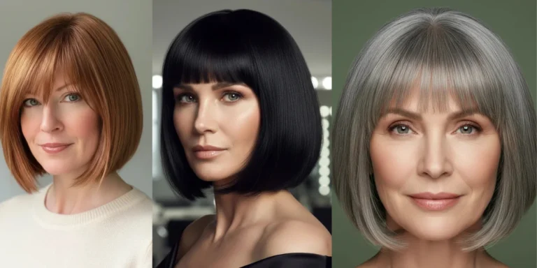 Bob Frisuren Gestuft ab 50 Mit Pony