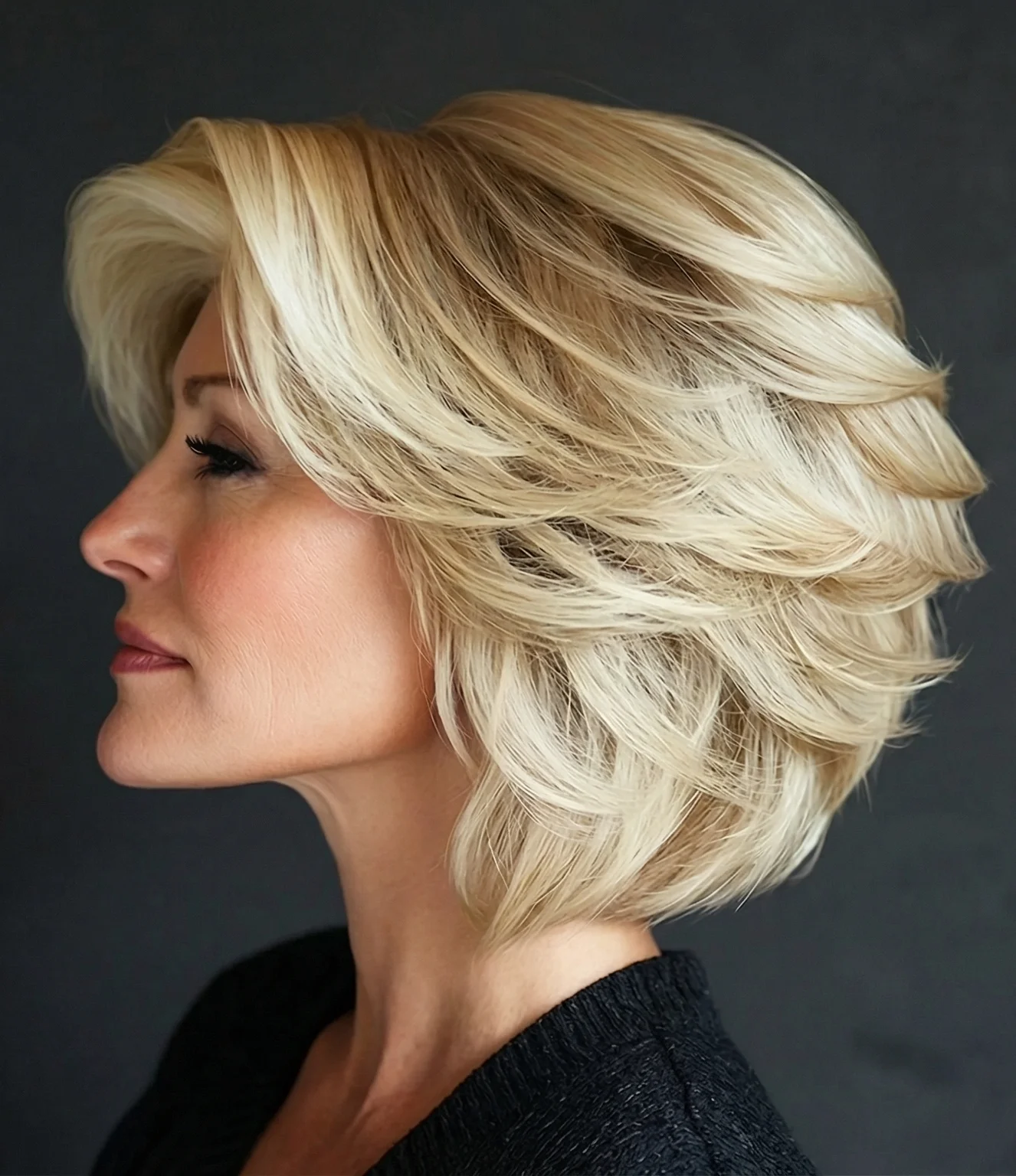 Gefederter Stufenschnit