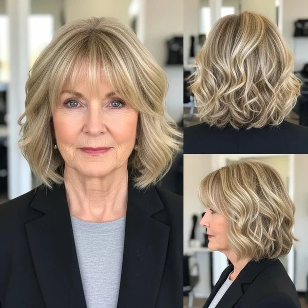 Gewellter Stufenschnitt ab 50 