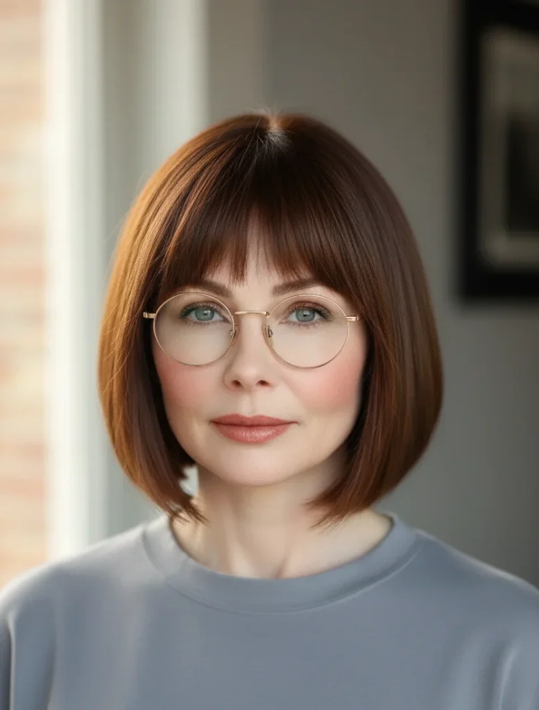 Kinnlanger Bob mit Pony