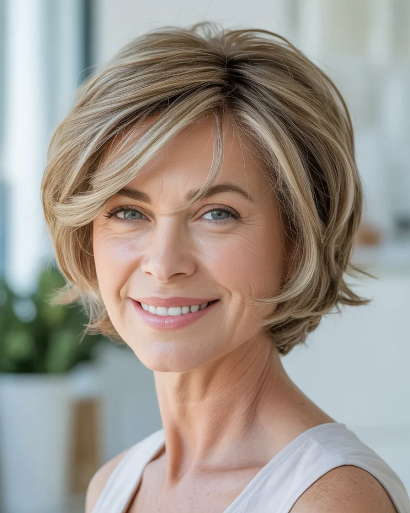 Kurzer gefiederter Bob