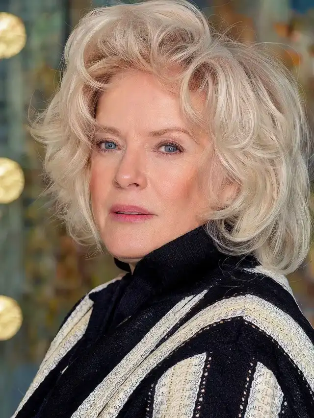 Mehrschichtiger Perlencreme-Bob ab 50