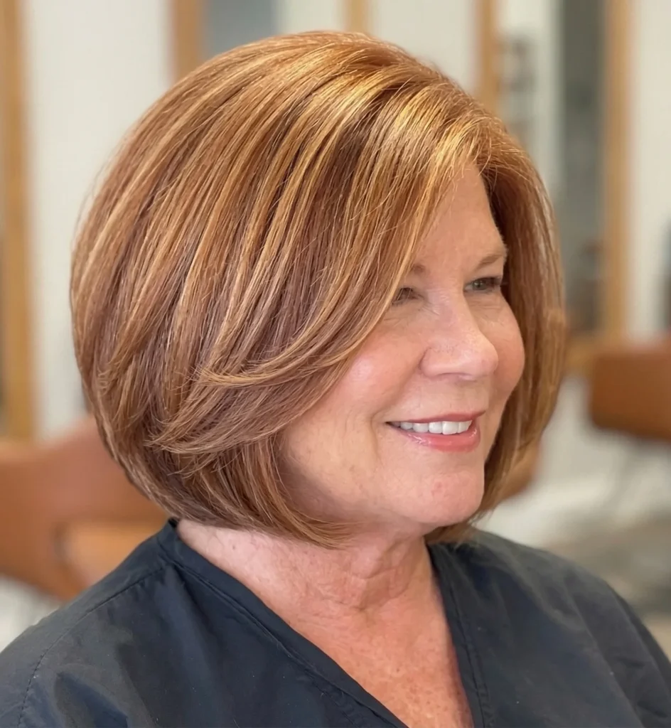 Sanfter Kinnlanger Stufenbob