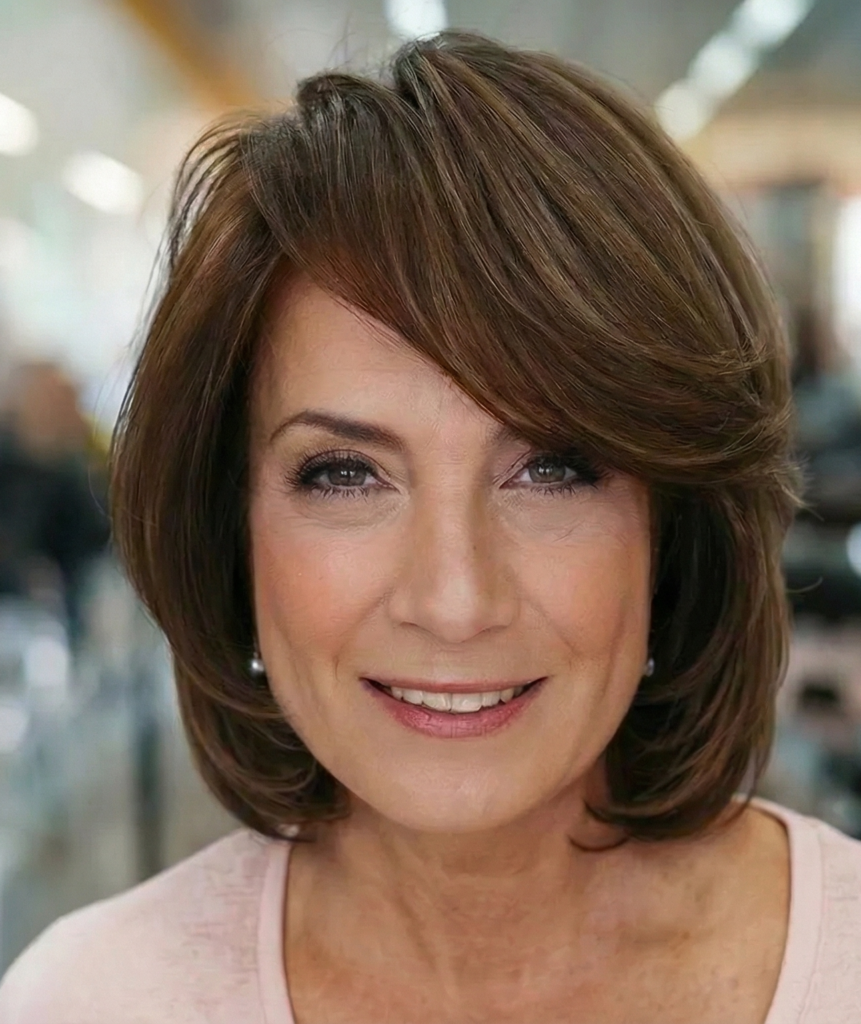 Seitlich Gestufter Eleganz Bob