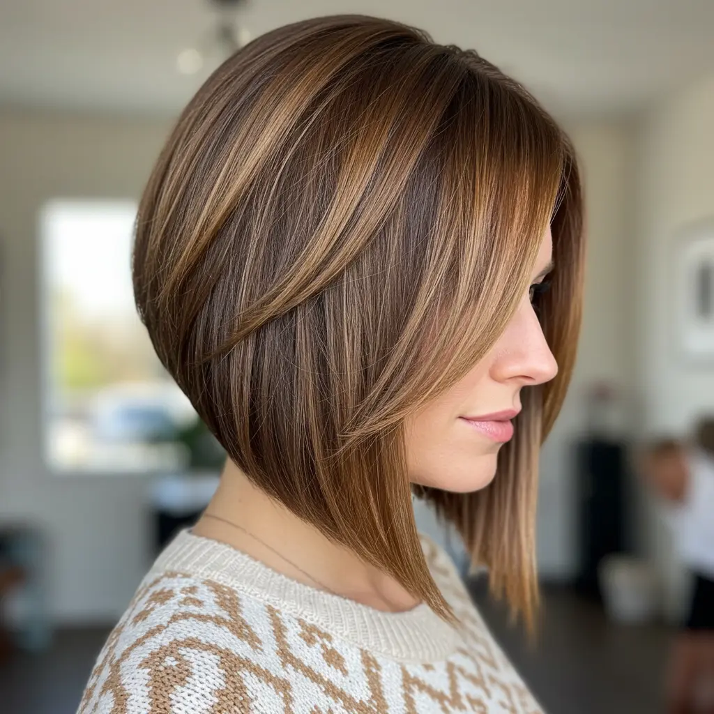 Stufenschnitt mit Stufen über 50