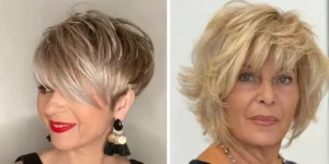 Mehr über den Artikel erfahren 20 Stilvolle Stufig Fransige Frisuren für Frauen ab 50 die jünger machen