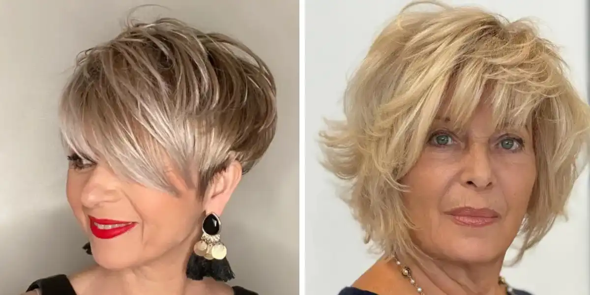 Du betrachtest gerade 20 Stilvolle Stufig Fransige Frisuren für Frauen ab 50 die jünger machen