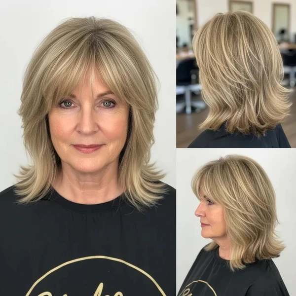 Stufiger Bob mit Pony ab 50 