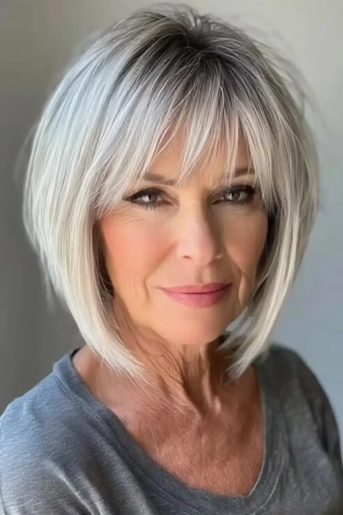  Umgekehrter Bob mit spitz zulaufenden Enden ab 50