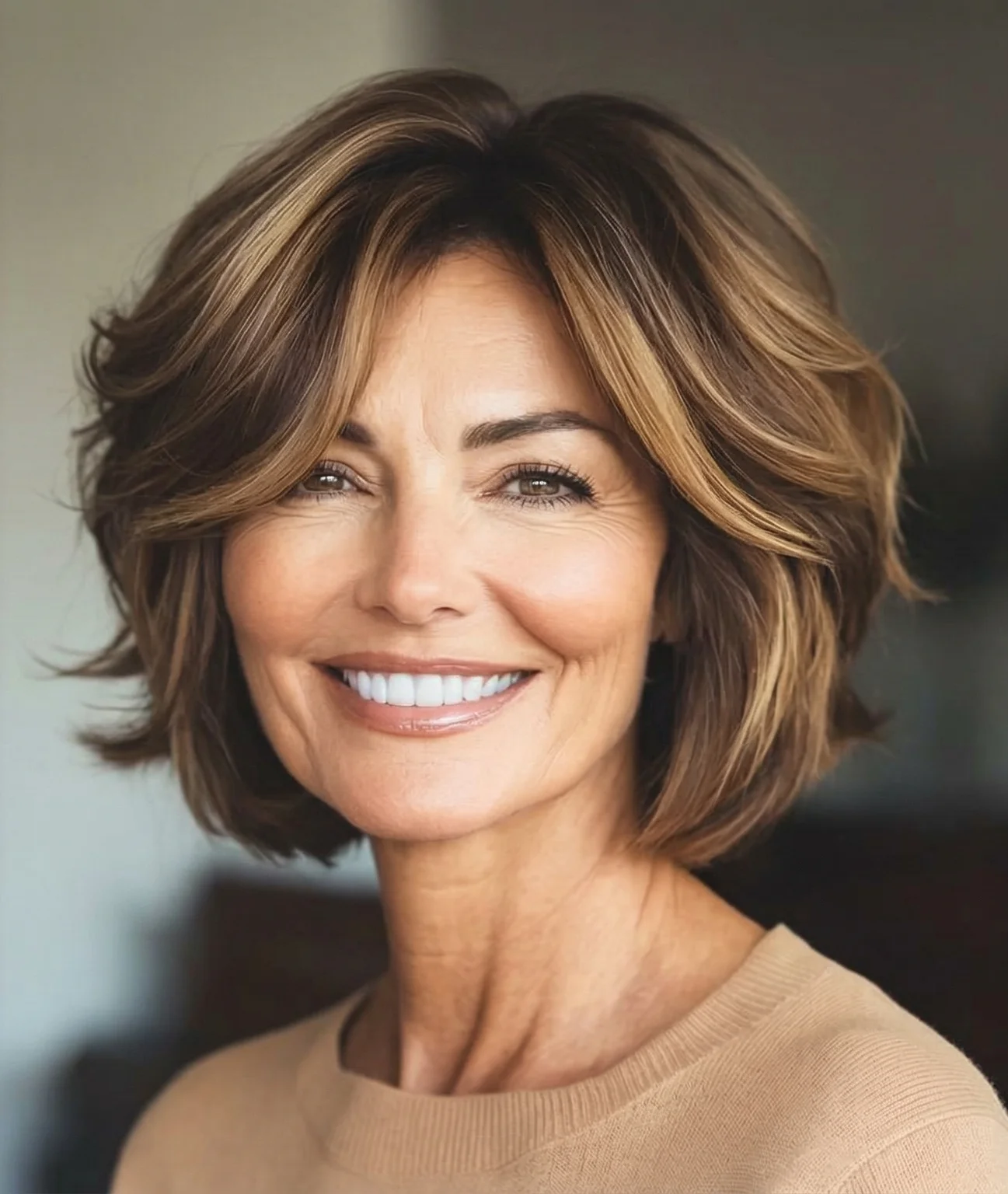 Voluminöser Stufenschnitt