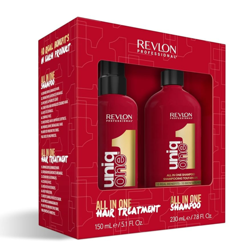 Revlon Professional Uniq One Haarpflege-Set mit All-in-One Shampoo und Hair Treatment für gepflegtes und glänzendes Haar