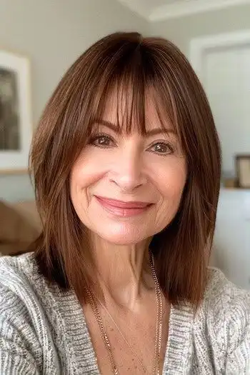 Wispy Fringe Bob ab 50 