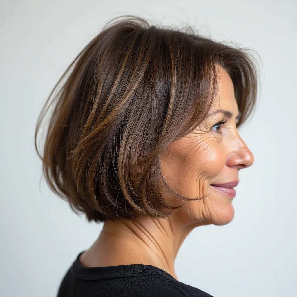 Ausgefranster Kurzhaarschnitt