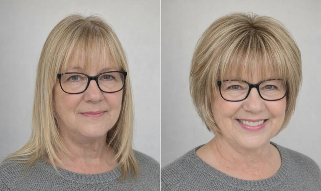 Gesichtsumrahmender Bob