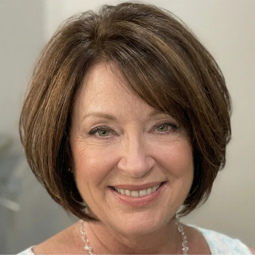 Kinnlanger Bob mit Volumen