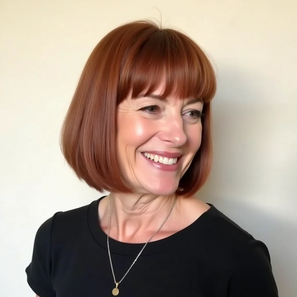 Kinnlanger French Bob mit Mikro-Pony