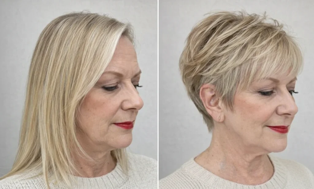 Kurzer Pixie-Schnitt – weich und auffällig