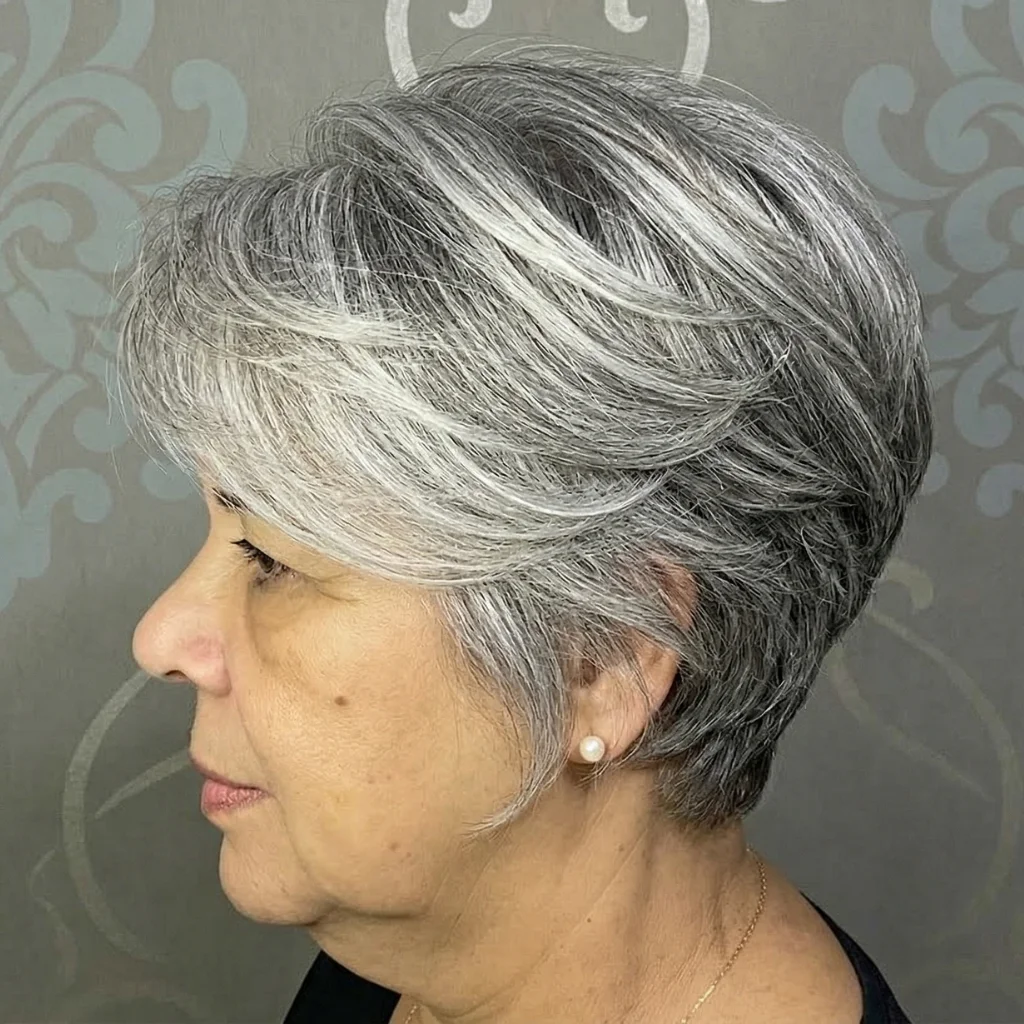 Layered Pixie Bob Hybrid