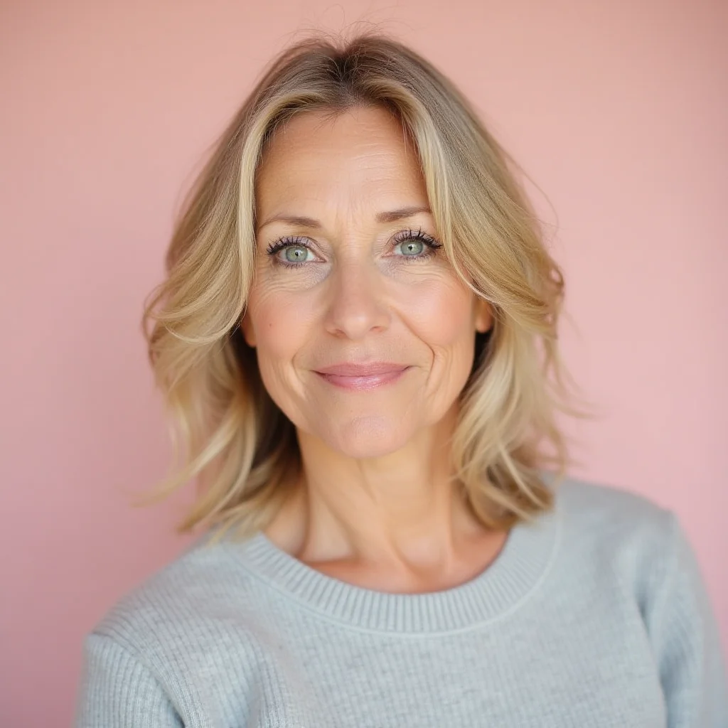 Mittellanger Schnitt mit gesichtsumrahmendem Pony