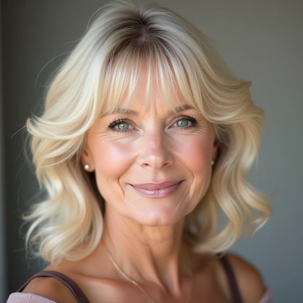 Mühelose mittellange Stufen mit feinem Pony