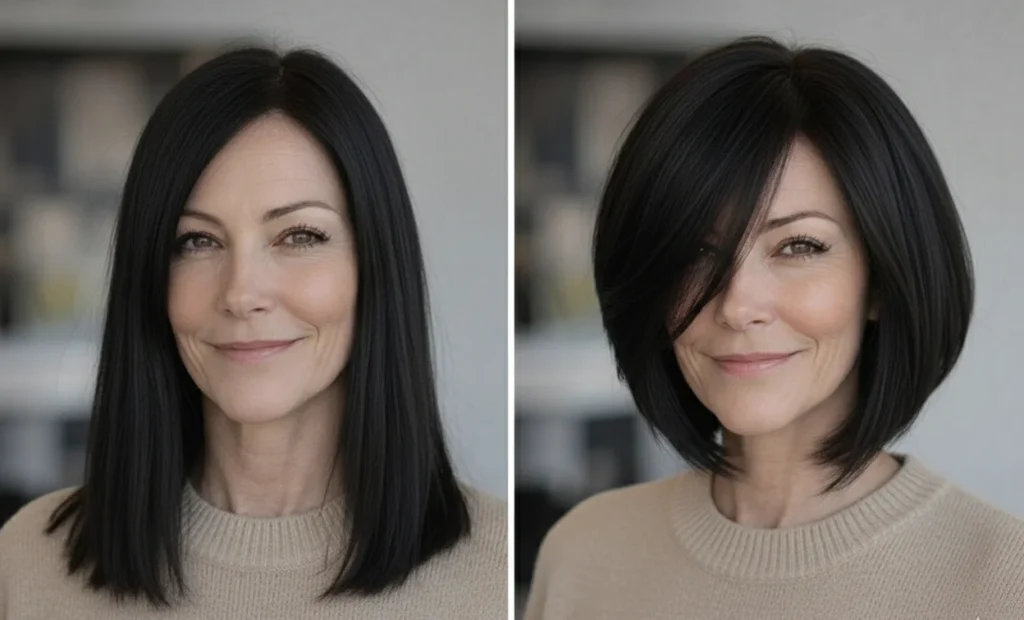 - Schicken voluminösen Bob