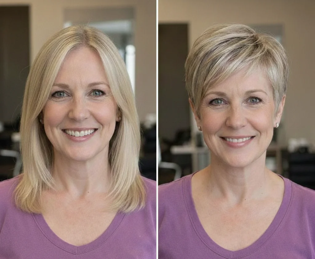 Schicker Kurzhaarschnitt mit Volumen