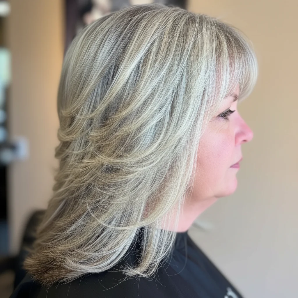 Shaggy Layers mit rauchgrauer Mischung