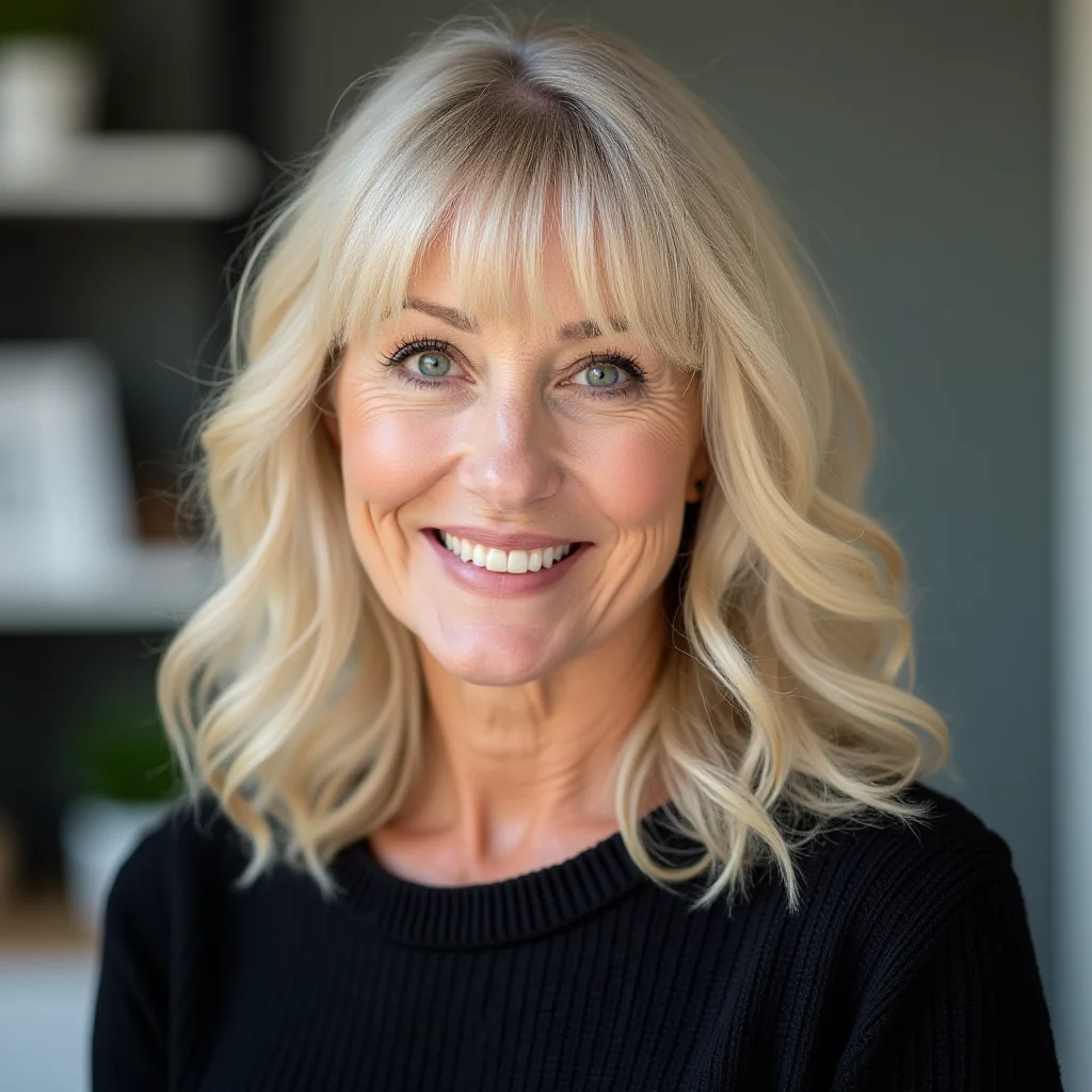 Strukturierter Shag mit weichem Pony