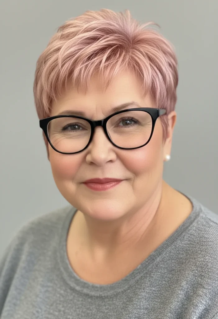 Stufiger Pixie-Schnitt mit weichem Volumen