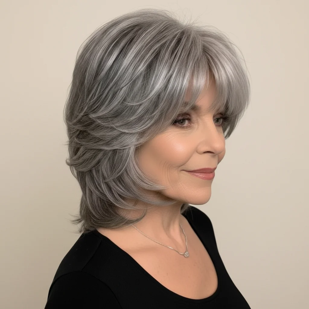 Stufiger Schnitt für zusätzliche Bewegung