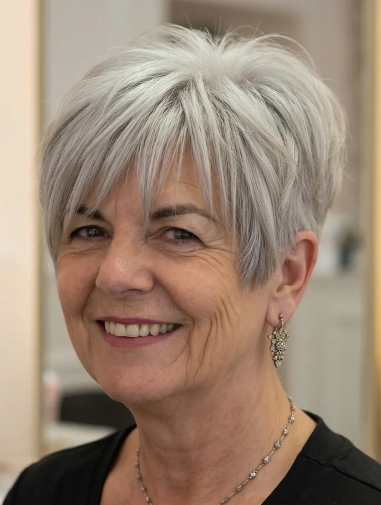 Eleganter silberner Pixie