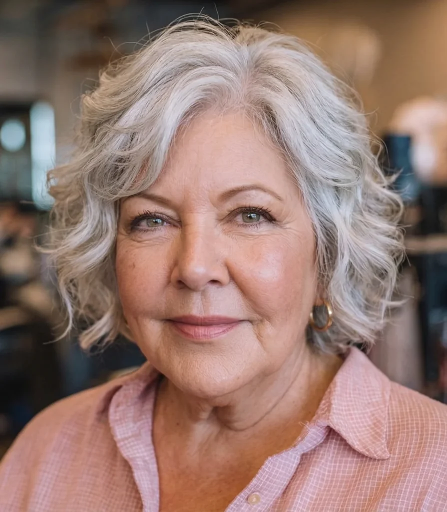 Kurzer gewellter Bob