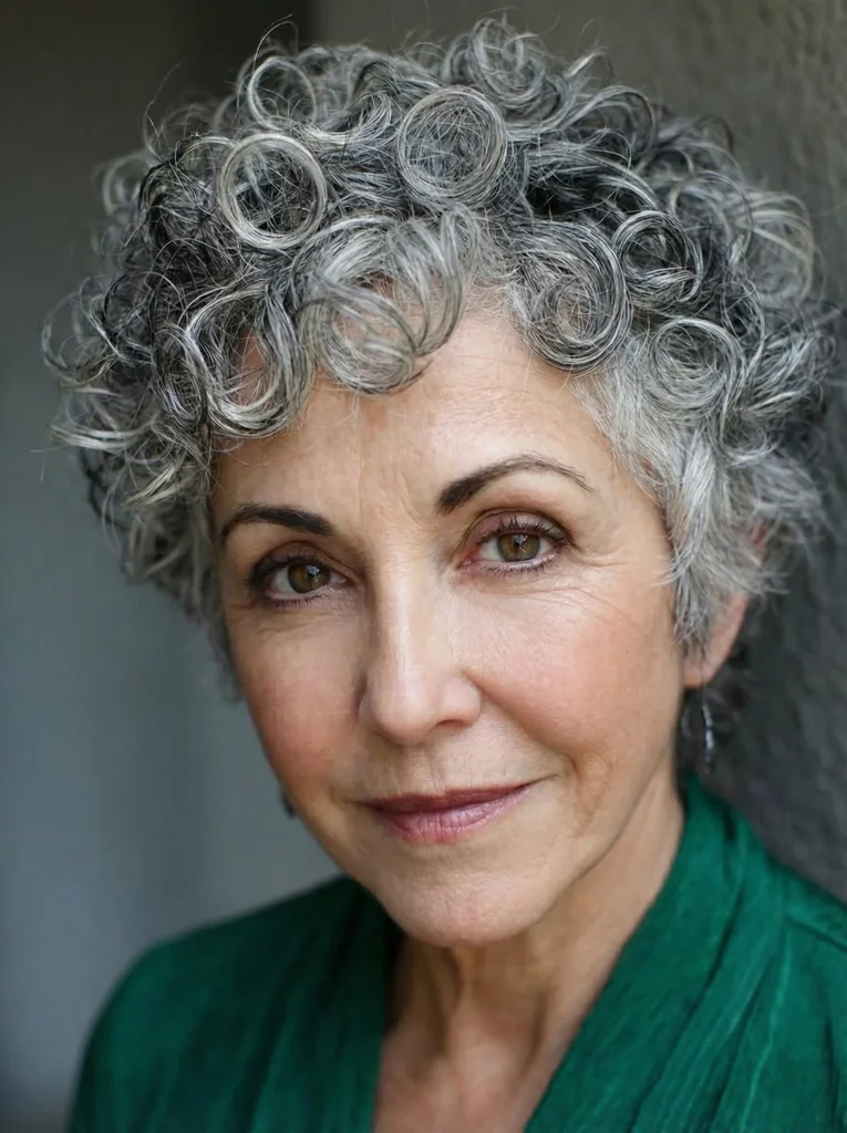 Strukturierter Locken-Kurzhaarschnitt