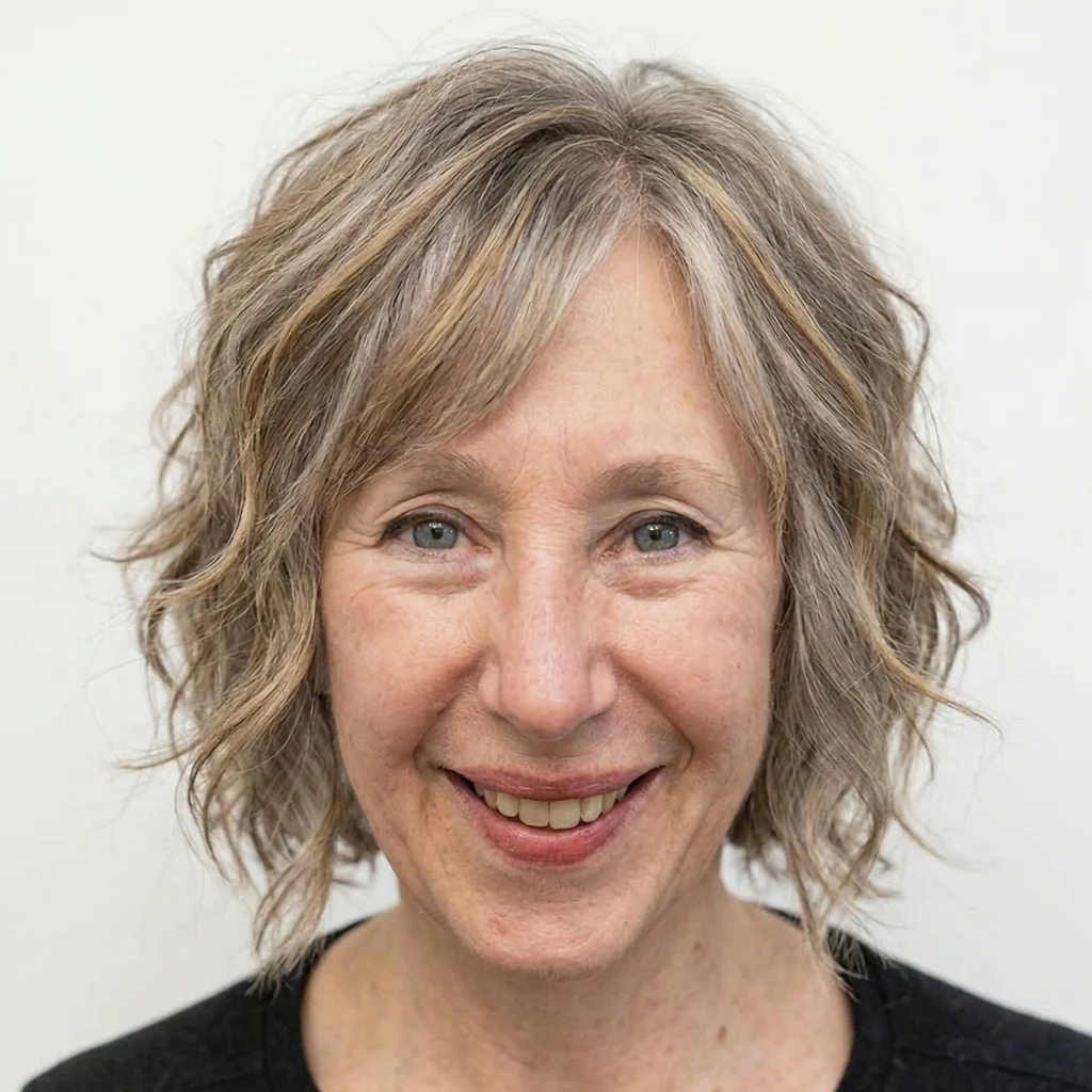 Stufenschnitt mit dezenten Strähnchen