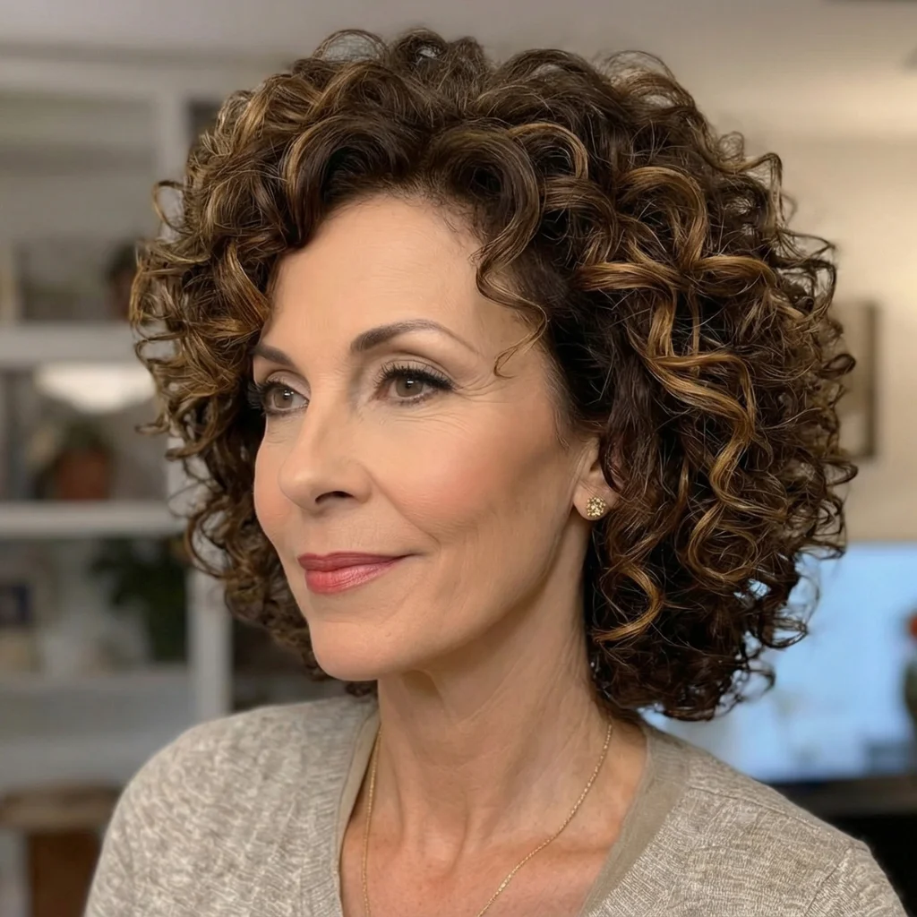 Voluminöse Locken für ausgewogene Proportionen