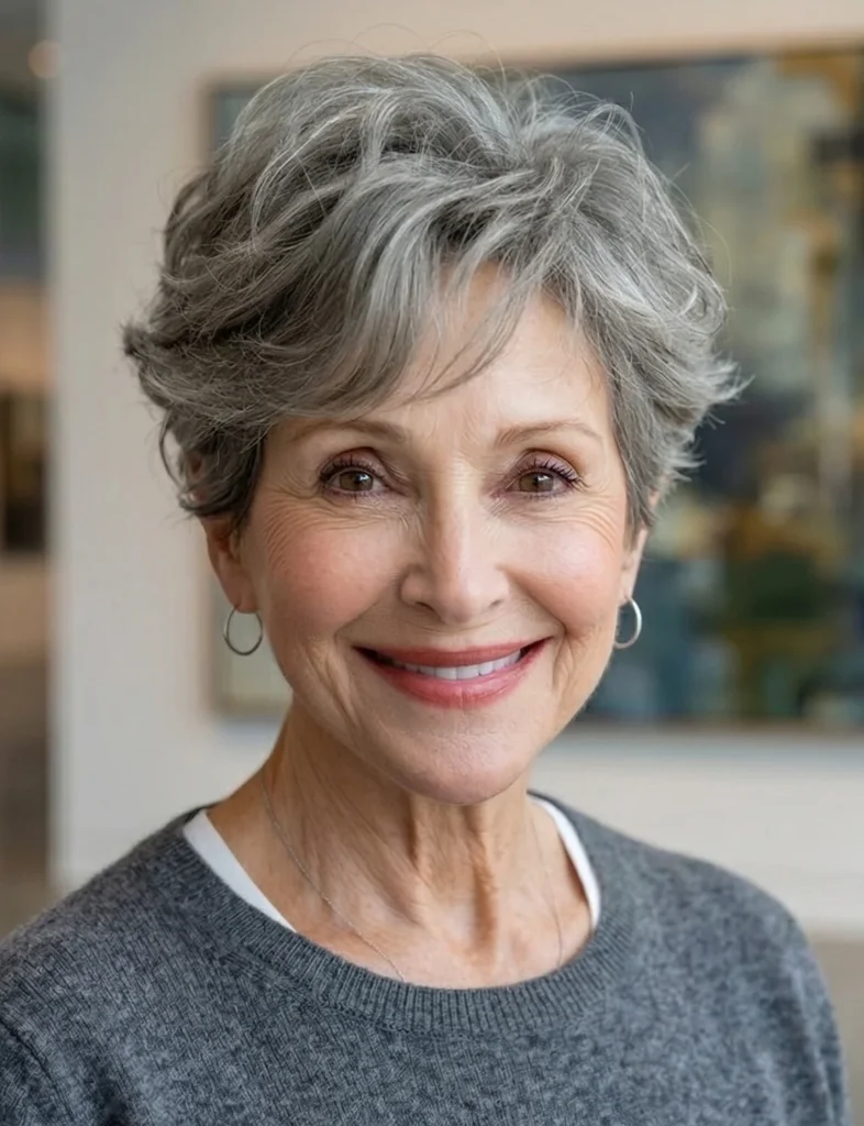 Weicher Stufenschnitt