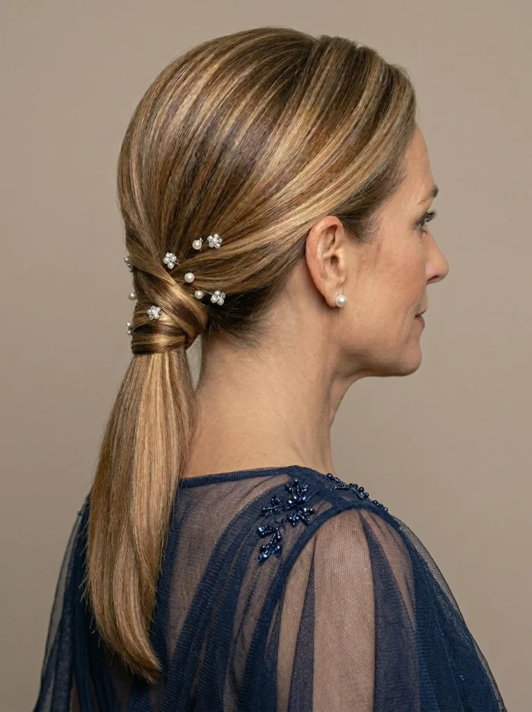 Klassischer Pferdeschwanz mit modernem Twist