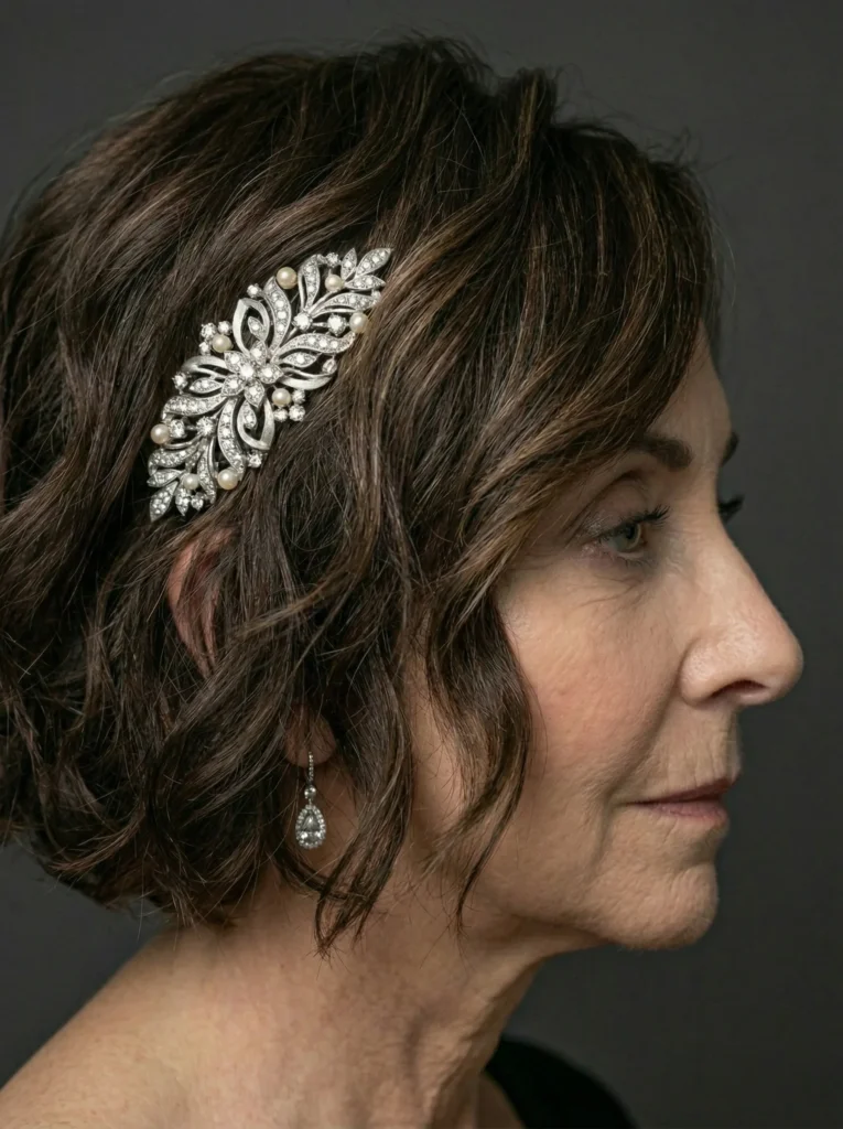 Schicker strukturierter Bob mit Volumen