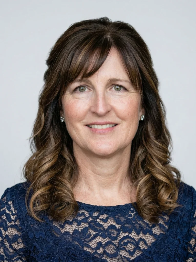  Weicher Vorhangpony mit gestuftem Haar