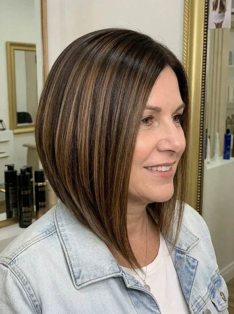 Asymmetrischer Bob für einen frischen Stil