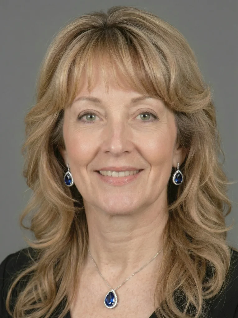 Ausgeblendete Stufen mit honigblonden Akzenten