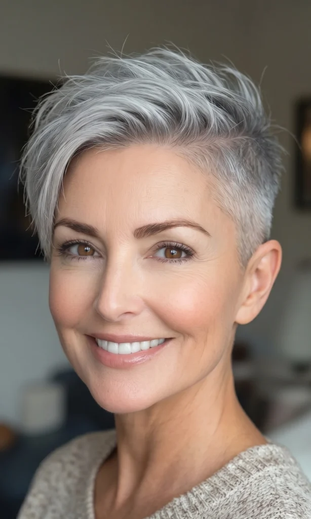 Pixie-Schnitt mit Undercut