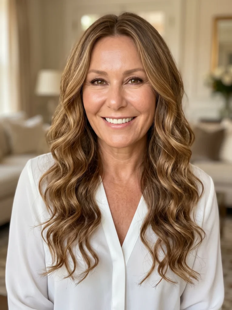 Romantische lockere Locken für einen sanften Look