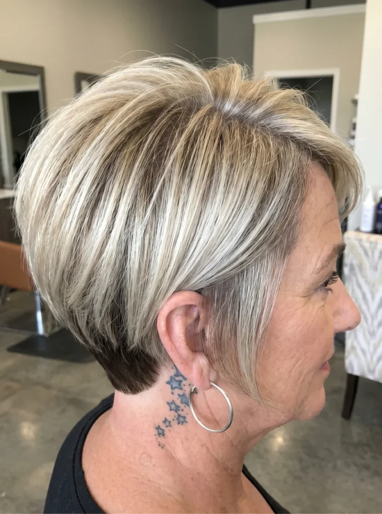Pixie Bob Hybrid für Frauen ab 50 mit modernem Schnitt