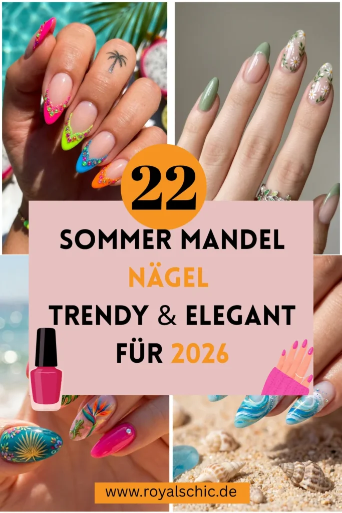 Sommer Mandel Nägel: 22 Designs Die du 2026 unbedingt ausprobieren solltest